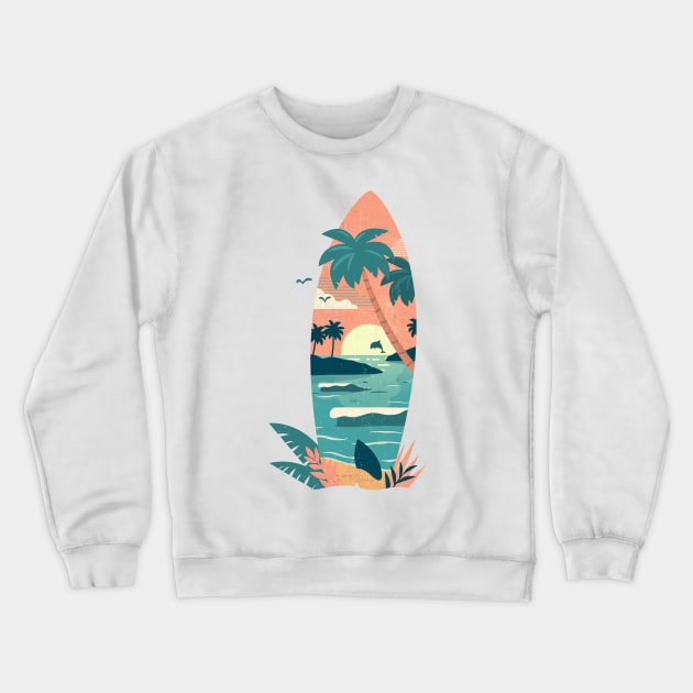 Make Waves Crewneck Sweatshirt by TheChild